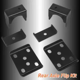 Kuafu 703159758937 6 Inch Black Lowering Drop Rear Axle Flip Kit For 99-06 Chevy Silverado&sierra 1500 #3