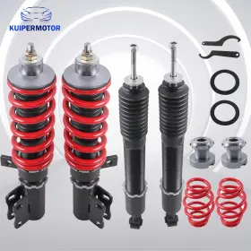 P143029c60107 Kuipermotor 4x Coilovers Shocks Struts For 2006-2008 Honda Fit 4-door Adjustable Height
