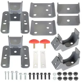 Qs457328qr Lablt 5 Inch -6 Flip Kit Drop Rear Axle Lowering For 2007-19 Gmc Sierra 1500 2wd 4