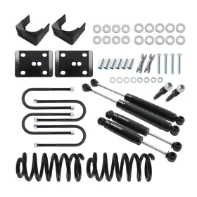 Qs896624qr Lablt 3 Inch / 5 Drop Lowering Flip Kit For Chevy C10 Gmc C15 73-87 Springs&shocks