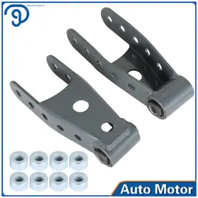 Lp466848ks Labwork Rear 2 Inch -3 Drop Shackles Lowering Kit For Chevrolet Silverado Sierra 1500 07-18