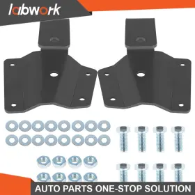 Tl17981q Labwork 2 Inch Rear Axle Drop Hangers Lowering Kit 1999-06 For Chevy Gmc 1500 Pickup