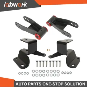 Tl31151q Labwork 4 Inch Drop Kit Leveling Lowering Shackles Hangers 1973-1996 For Ford F100