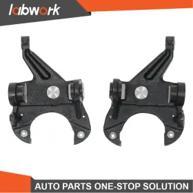 Tl35574q Labwork 2.5 Inch Front Drop Spindles Lowering Kit With 1.25 Rotor For Chevy C10 73-87