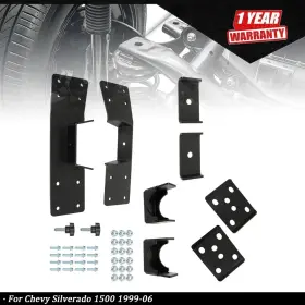 Tur686114i Labworkauto New 6 Inch Rear Axle Lowering C Notc &flip Kit For Chevy Silverado Gmc Sierra 99-06