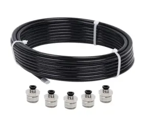 2ftftnpt Lencool Racing Lk-nal-1/433ft-1/2npt Air Line Kit 1/4ftftod 33ft Nylon Hose With 1/2ftftnpt Push To Connect Fittings 6pcs