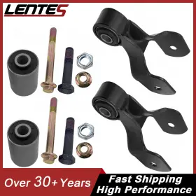 722-015 Lentes Pair Front Leaf Spring Shackle Bracket Kit For Ford F250 F350 1980-1997