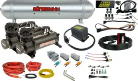 K-a480b2-57abk-lrpo-38hf Level Ride Air Suspension // Airmaxxx Black 480 Wireless Control 3 Presets Complete Management Kit