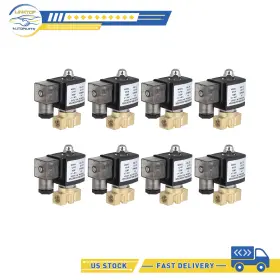 L843248top Linktop Electric Solenoid Air Ride Suspension Valve Brass 8pcs 1/4 Inch Npt 110-120v N/c