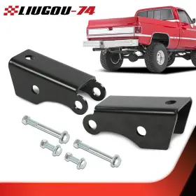 Big9945 Liugou74 Fit For 73-87 Chevy Gmc Truck C10 Rear Shock Extender Lowered Drop Trucks Black #2