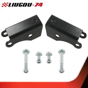 Big9945 Liugou74 Fit For 73-87 Chevy Gmc Truck C10 Rear Shock Extender Lowered Drop Trucks Black #3