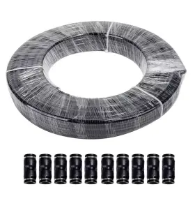 Lk-npu-3 Lokocar Lk-nal-3/8200ft Lk-npu-3/8 Nylon Air Line Od 3/8 Inch 200ft Dot Hose With Push To Connect Fittings Black 10pcs