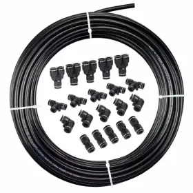 Lk-nal3 Lokocar Lk-nal3/8100ft Nylon Air Line Kit Hose Od 3/8 Inch 100ft Dot With Push To Connect Fitting 21pcs