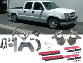 Lwb011068 Lowboy Motorsports Chevrolet Silverado 2500hd 2001- 2010 6/8 Drop Kit