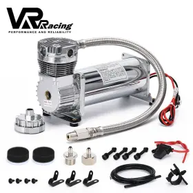 Lz-vac01-38 Lzone Air Suspension Compressor/ Pump Dc 12v 480c Maxpower 200 Psi Outlet 3/8 Npt