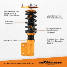0co6gw Maxpeedingrods Coilovers 24 Way Damper Kit For Subaru Impreza Wrx Gc8 93-01 Coil Spring Struts #2