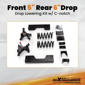 0jlh2e Maxpeedingrods Front 5 Inch Rear 6 Drop Kit For Chevrolet Gmc C1500 1988-1998 With C Notch #2