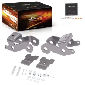 0lrsnq Maxpeedingrods Rear Shock Extension Kit For 95-99 Chevrolet Suburban 1/2 Ton Carbon Steel