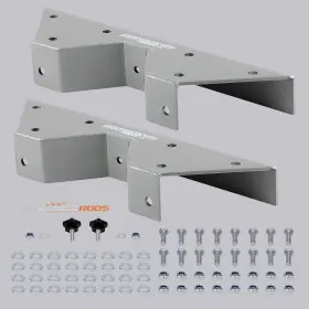 0qc6sk Maxpeedingrods Rear C-notch Bracket Kit For Chevy Gmc C10 C1500 1973-1987