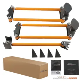 0sjqpa Maxpeedingrods Parallel 4 Link Axle Mounts Kit For Rod Rat Truck Classic Car Air Ride #2