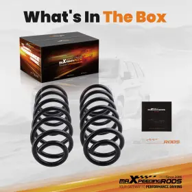 0ykhfm Maxpeedingrods 3 Inch Front Lowering Coil Springs Drop Kit For Dodge Dakota Durango 2wd 1997-2004