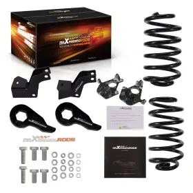 18klfq Maxpeedingrods 3 Inch -5 / 4 Rear Drop Lowering Kit And Spindles For Chevy Tahoe Gmc Yukon 2000-2006