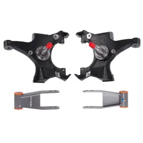 1988-1998w Maxpeedingrods 1oid94 Front 2 Inch Rear 1-2 Drop Kit For Chevrolet Gmc C1500 1988-1998w/drop Shackle