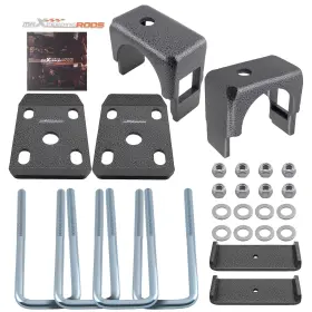 Maxpeedingrods 1syhlr 7 Inch Axle Lowering Flip Kit For Silverado Sierra 1500 2019-2023 Carbon Steel