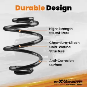 2wpt6j Maxpeedingrods Rear 6 Inch Lowering Coil Springs For Chevy C10 Gmc C15 Pickup 2wd 1963-1972 #3