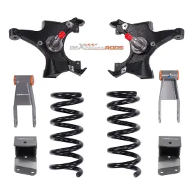 38qr0d Maxpeedingrods Front 4 Inch Rear 3-4 Drop Kit For Chevrolet Gmc C1500 1988-98 2wd
