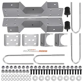 3bcoje Maxpeedingrods 8 Inch Rear Drop Axle Flip Lowering Kit And C Notch For Gmc Sierra C3500 1988-2000 2wd