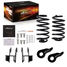 40cq6l Maxpeedingrods Adjustable 2-3 Inch Front 4 Rear Drop Kit For Chevy Tahoe Cadillac Escalade 2000-06