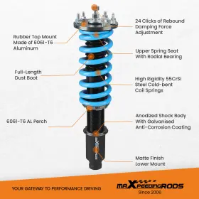 41vdp2 Maxpeedingrods 24 Way Damper Coilovers Struts Shocks Kit For Honda Accord 08-12 Acura Tsx 09-14 #3 41vdp2 Maxpeedingrods 24 Way Damper Coilovers Struts Shocks Kit For Honda Accord 08-12 Acura Tsx 09-14 #3