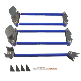 4ljkou Maxpeedingrods Weld-on 4 Link Suspension Mount Kit For Universal Rod Rat Truck Car Air Ride