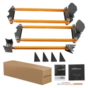 4rgv8a Maxpeedingrods Weld-on Rear 4 Parallel Link Mount Kit For Truck Classic Car Aira Ride
