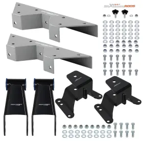 4yzebi Maxpeedingrods Rear 4 Inch Drop Lowering Kit For Chevy C10 Gmc C15 C1500 Pickup 2wd 1973-87