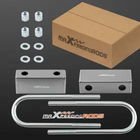 5g94s8 Maxpeedingrods Rear Lowering Blocks Kits For Chevy C10 Gmc C15 Truck 1960-1972 Steel