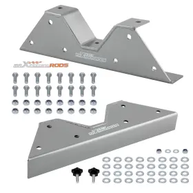 61ezq9 Maxpeedingrods 2x Rear C-notch Frame Kit For Chevrolet C10 C15 C1500 2wd 1973-1987