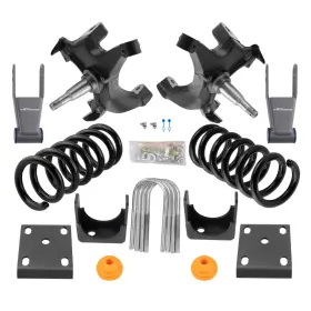 6avlqn Maxpeedingrods Front 5 Inch Rear 7-8 Drop Kit For Chevrolet Gmc C1500 1988-98 With 1.25 Rotors V8