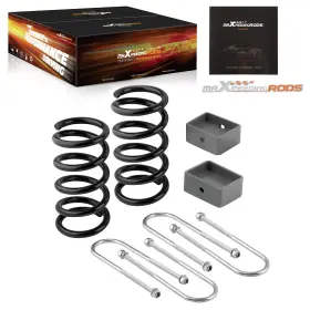 6byem5 Maxpeedingrods Front 3 Inch Rear 4 Coil Spring Lowering Kit For Gmc Jimmy 84-97