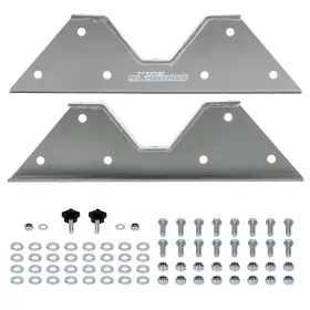6dfyvr Maxpeedingrods Rear C-notch Kit Pair For Chevrolet C10 C15 2wd Trucks 1973-1987 Steel