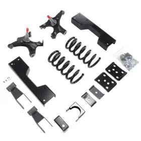 6ip7jh Maxpeedingrods Front 4 Inch Rear 7-8 Lowering Kit For Chevrolet Gmc C1500 88-98 With 1.25 Rotors V8