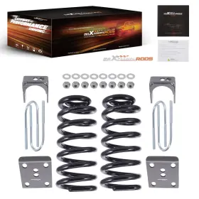 6moefl Maxpeedingrods 3 Inch Front 5 Rear Lowering Springs Flip Kit For Ford F100 F150 2wd 1980-1996