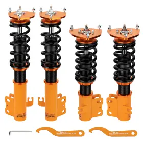 75e93g Maxpeedingrods Coilovers Kit For Subaru Forester 1998-2002 Base Wagon 4-door 2.5l Adj. Damper