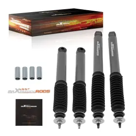 75qkhb Maxpeedingrods Drop Suspension Shock Set For Ford F100 2wd 73-79 3 Inch Front 4 Rear Lowering Kit