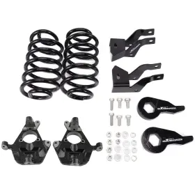 7ihws0 Maxpeedingrods 3 Inch -5 Front 4 Rear Drop Spindles Lowering Kit For Chevy Tahoe Gmc Yukon 00-06