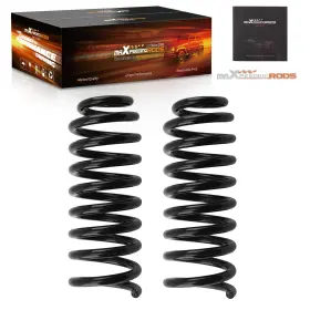 7n2zou Maxpeedingrods 2 Inch Front Drop Lowering Spring For Gmc Envoy 2002-2009 Powder Coated Rwd