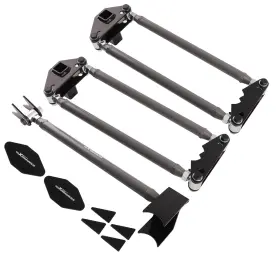7no34f Maxpeedingrods Universal Adjustable Weld On Parallel 4 Link Kit For Classic Car And Truck