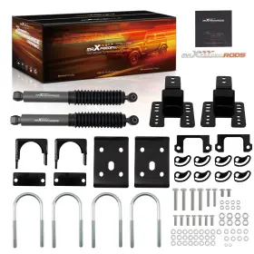 Maxpeedingrods 7yu92k 2 Inch Front 4 Rear Lowering Kit Shocks For Chevy Gmc 1500 2wd 07-2015