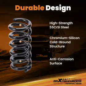 8lbhcw Maxpeedingrods 2 Inch Front Drop Lowering Coil Springs For Chevy Gmc C1500 2wd V8 88-98 #3